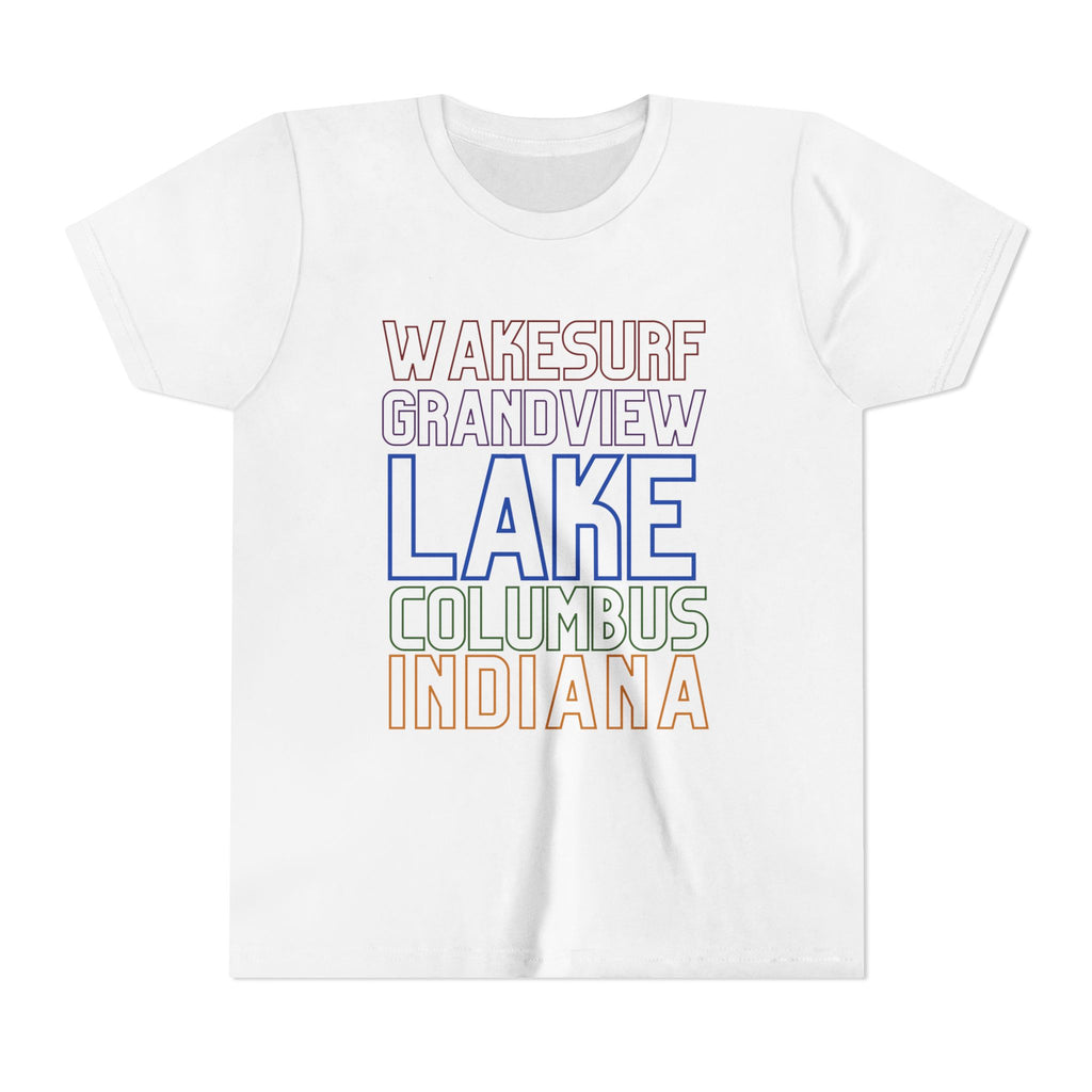 Youth Tee - Grandview Lake Columbus Indiana Wakesurf (Kids)