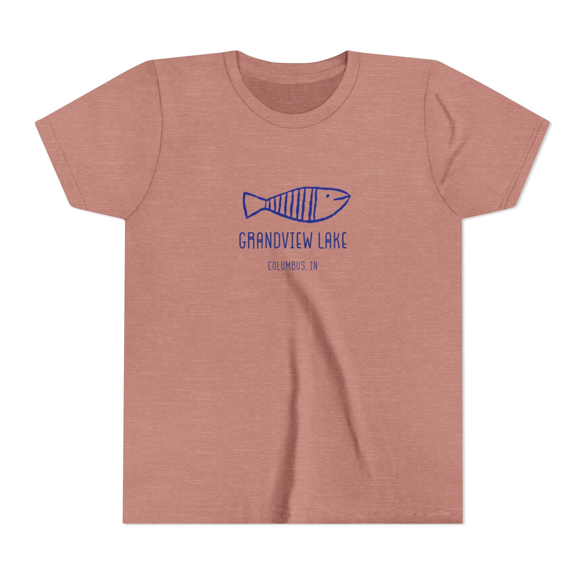 Youth Tee — 'Grandview Lake' Retro Fish Kids T-Shirt