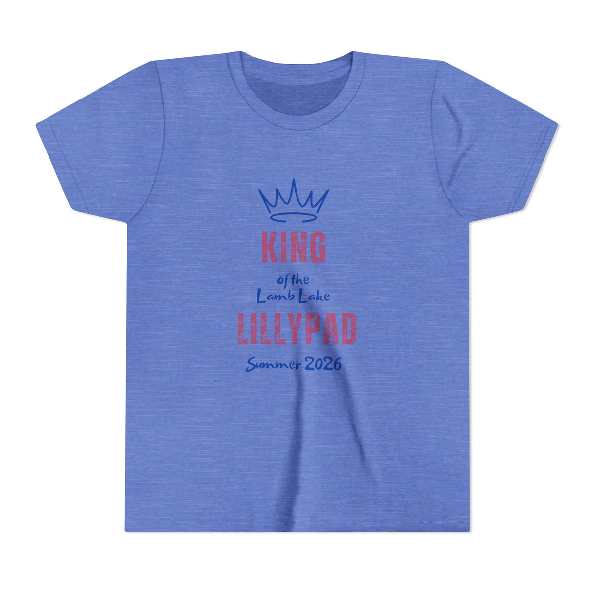 King of the Lamb Lake Lillypad Youth Tee — Cute Summer 2026 Kids Shirt
