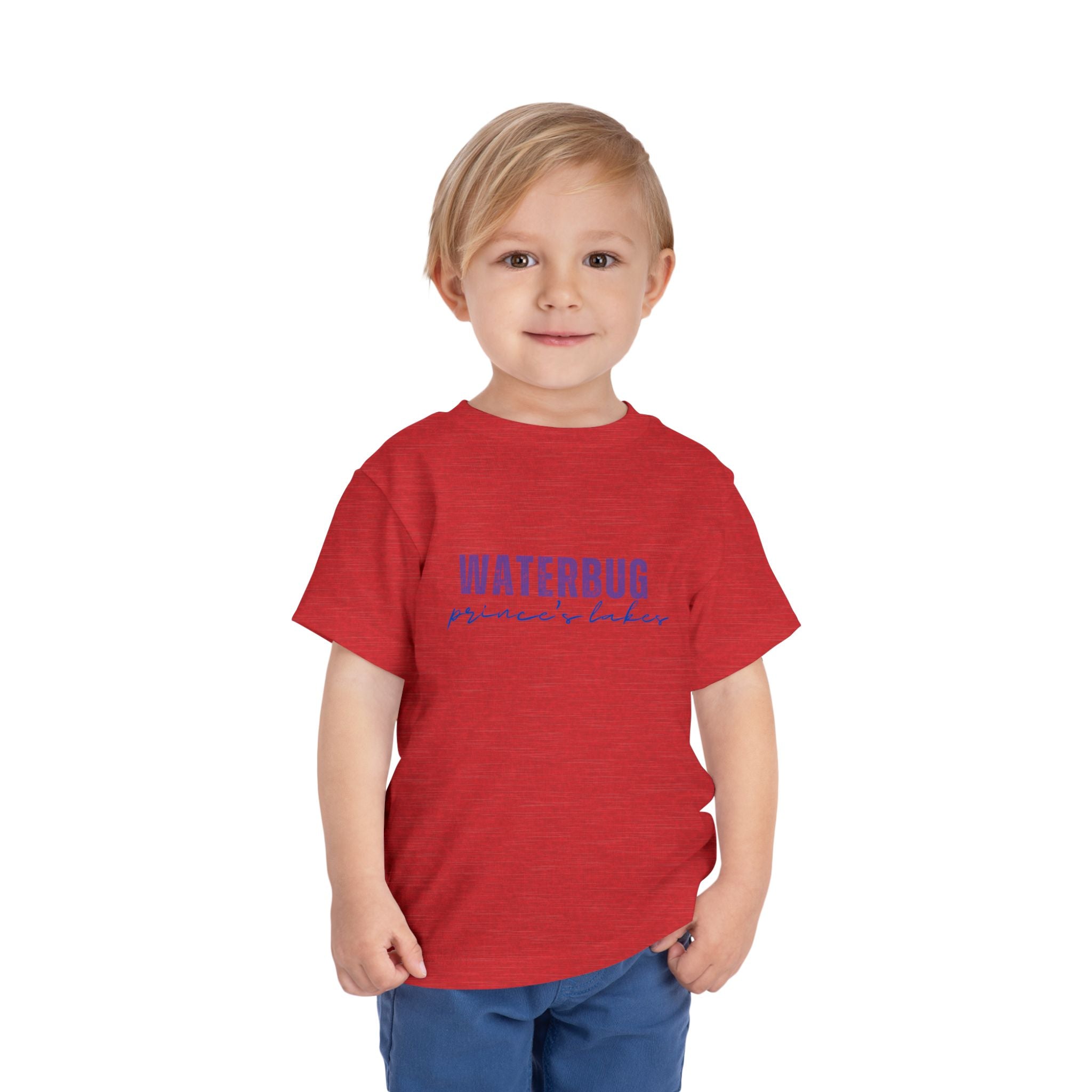 Toddler Tee — "WATERBUG prince's lakes" Water-Inspired Kids T-Shirt