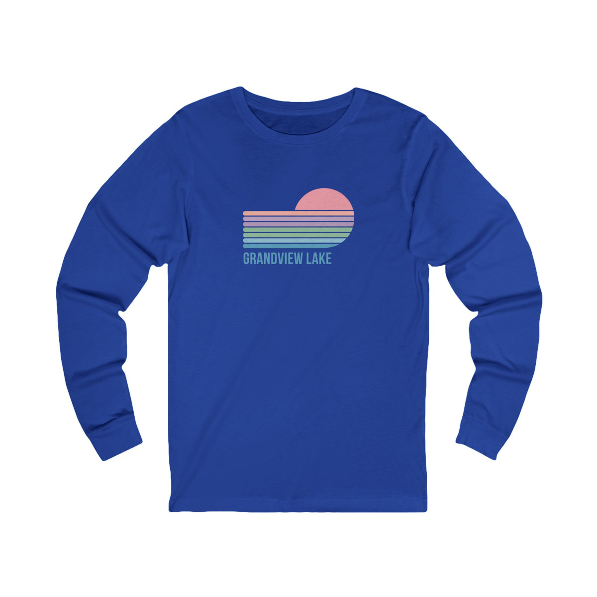Grandview Lake Retro Sunset Long Sleeve Tee