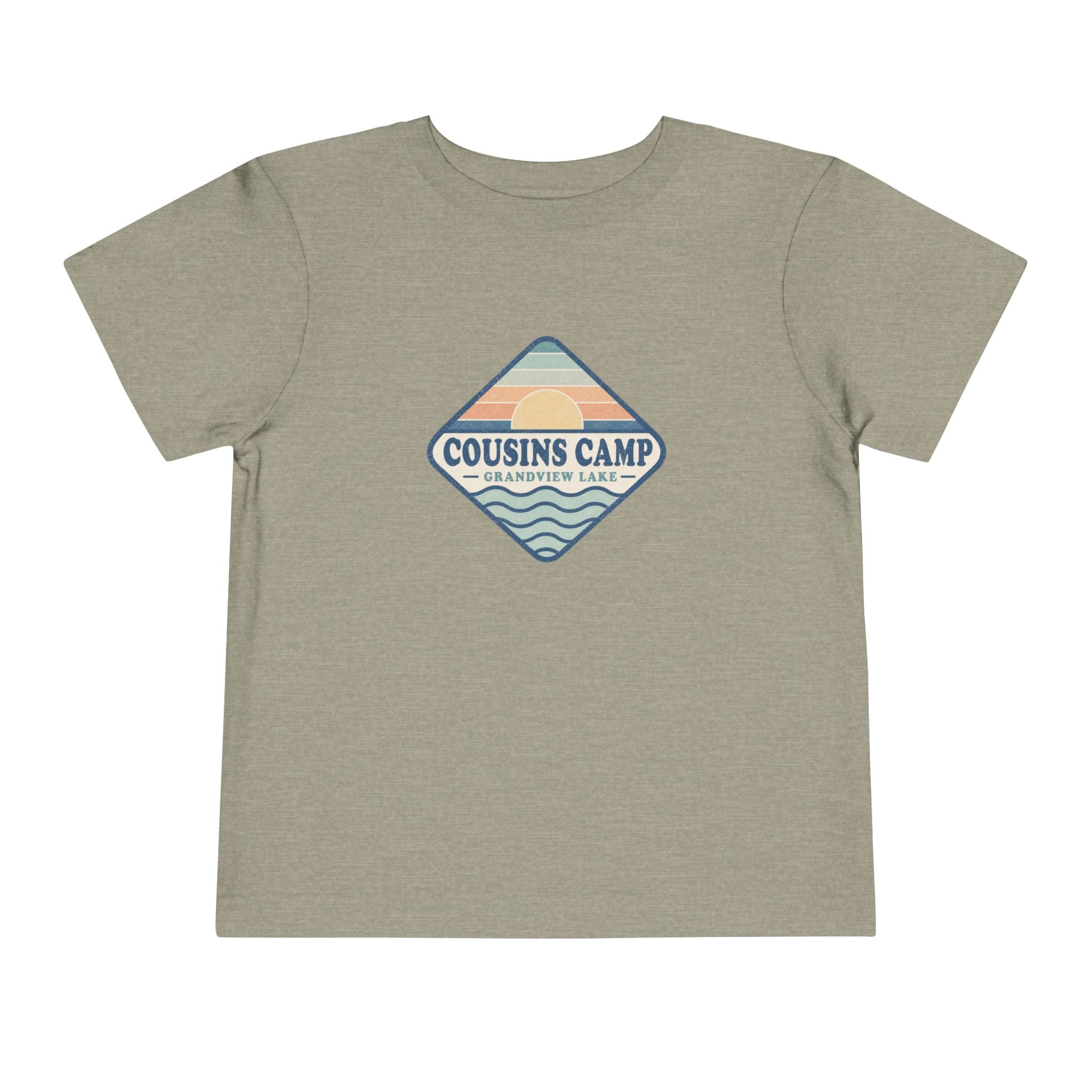 Cousins Camp Toddler Tee — Retro Lakeside Summer Camp Shirt
