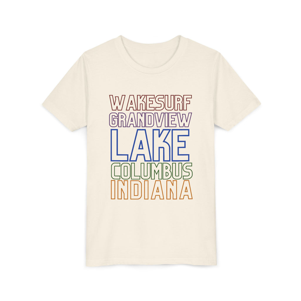 Youth Tee - Grandview Lake Columbus Indiana Wakesurf (Kids)