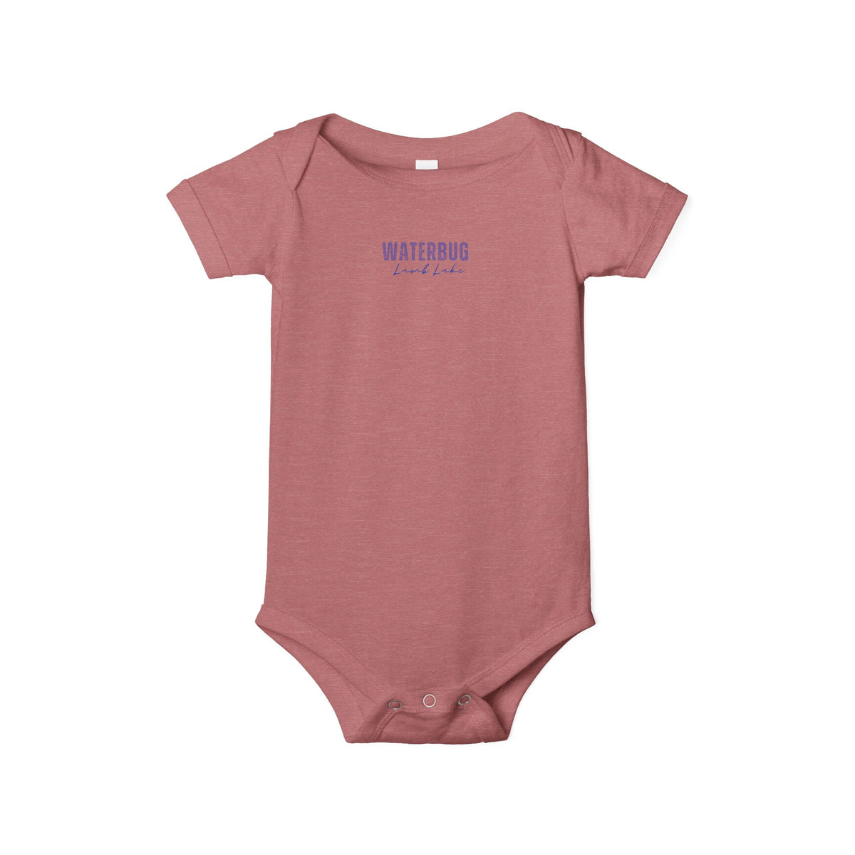 Waterbug Lamb Lake Infant Onesie - Minimal Baby Bodysuit