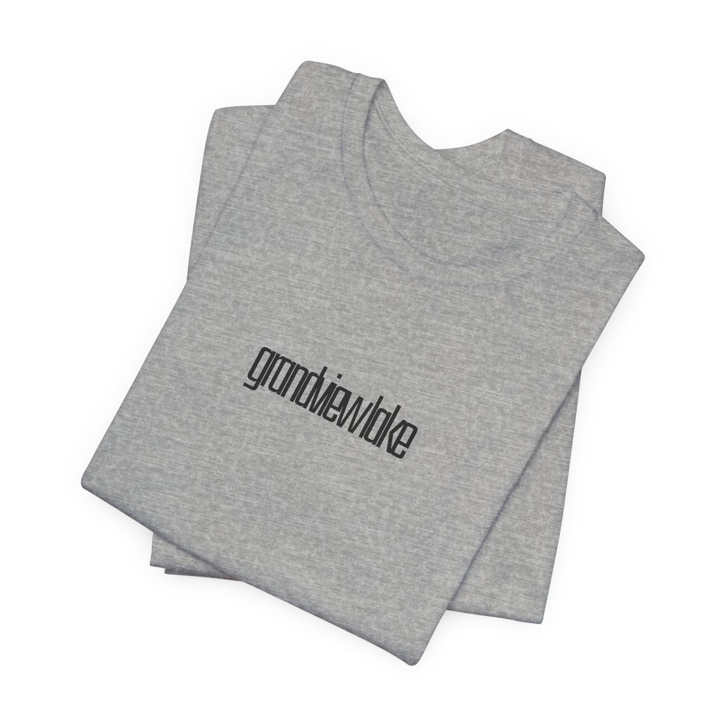 'grandview lake' Graphic Tee —  Minimal Logo T‑Shirt