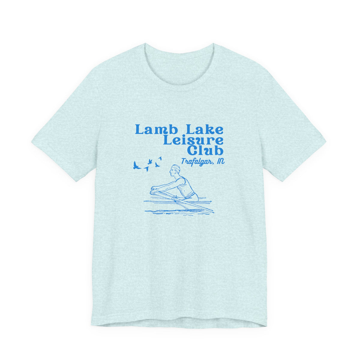 Kayak Tee – "Lamb Lake Leisure Club" Vintage Boating T-Shirt