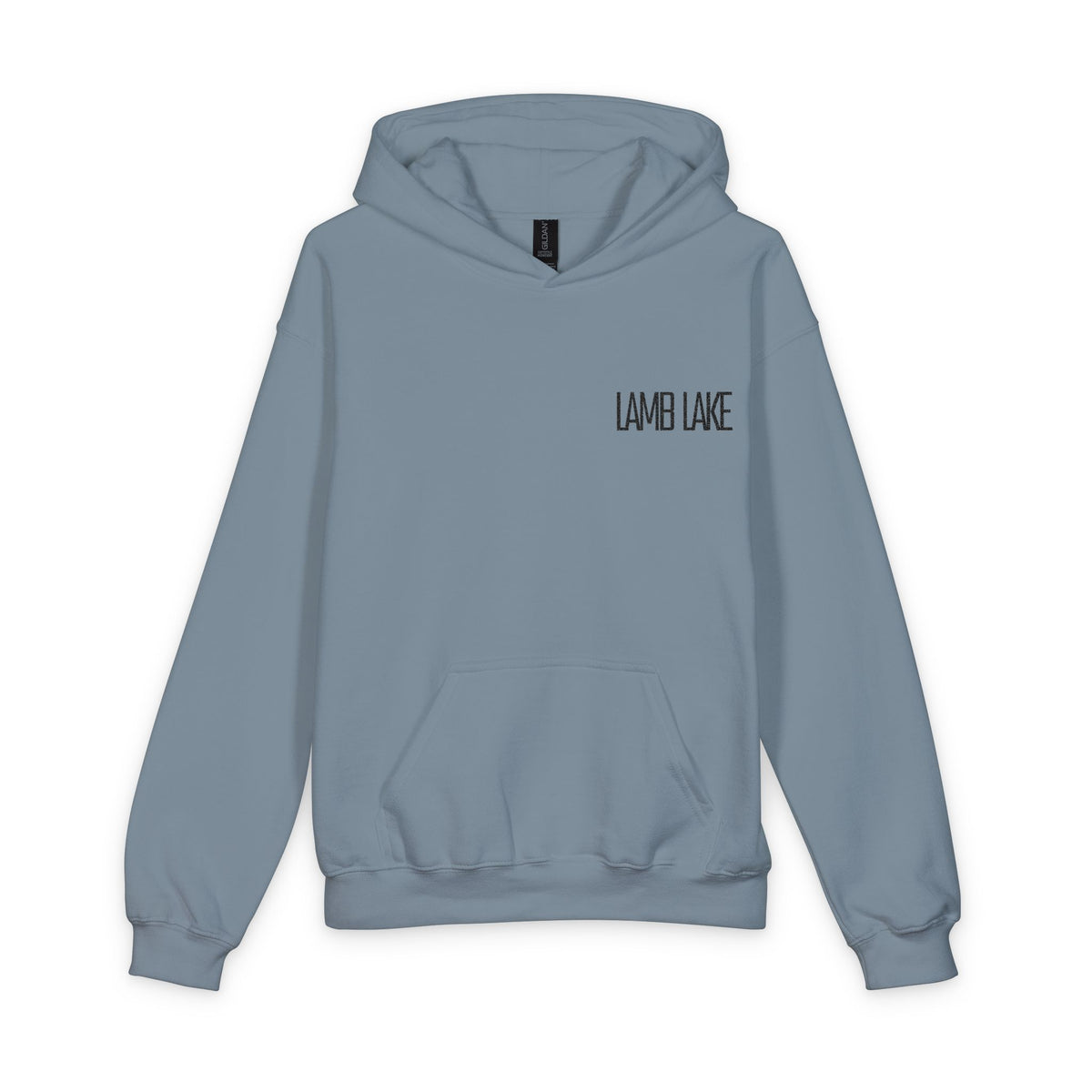 Youth Hoodie - LAMB LAKE Pocket Graphic