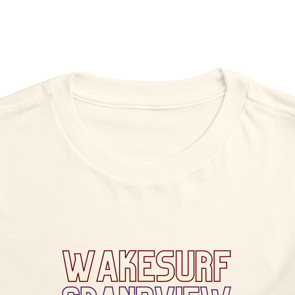 Grandview Lake Columbus Indiana Toddler Tee — Wakesurf Grandview Summer Shirt