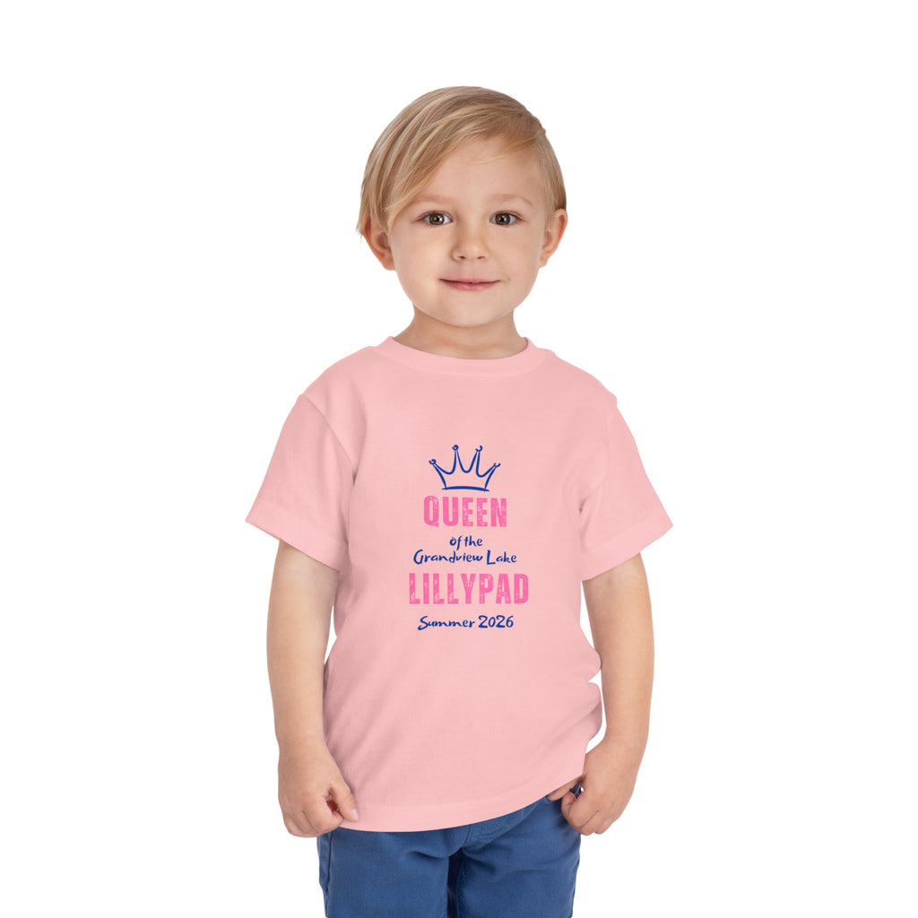 Toddler Tee — “Queen of the Lillypad” Grandview Lake Summer 2026