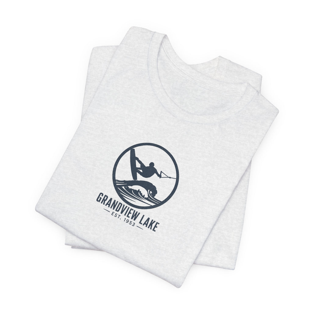 Grandview Lake Wakesurf Emblem Tee — Unisex