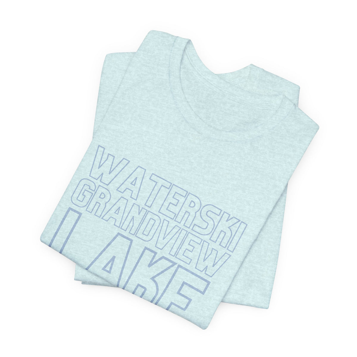 Grandview Lake Columbus Indiana Waterski Tee — Vintage Beach Town T‑Shirt