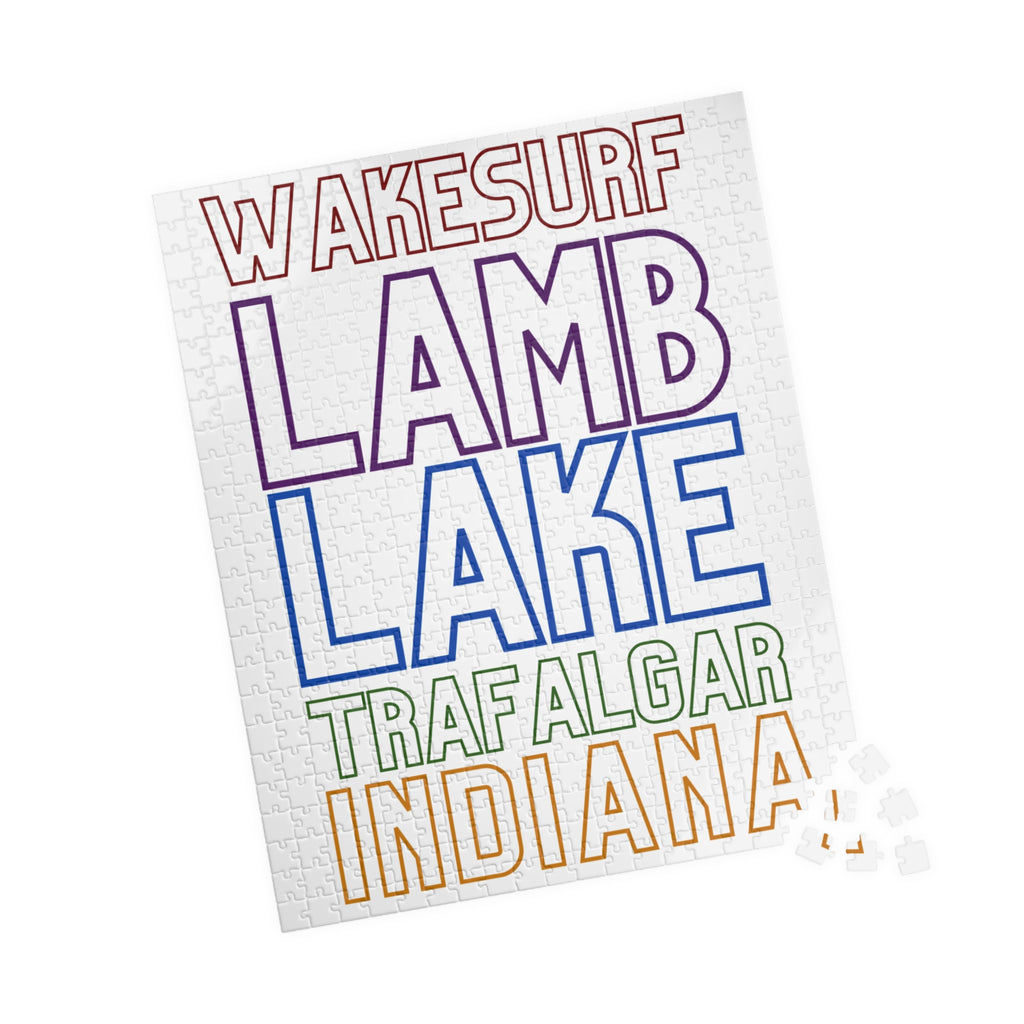 Wakesurf Lamb Lake Kids Puzzle — 252, 520 Piece Jigsaw