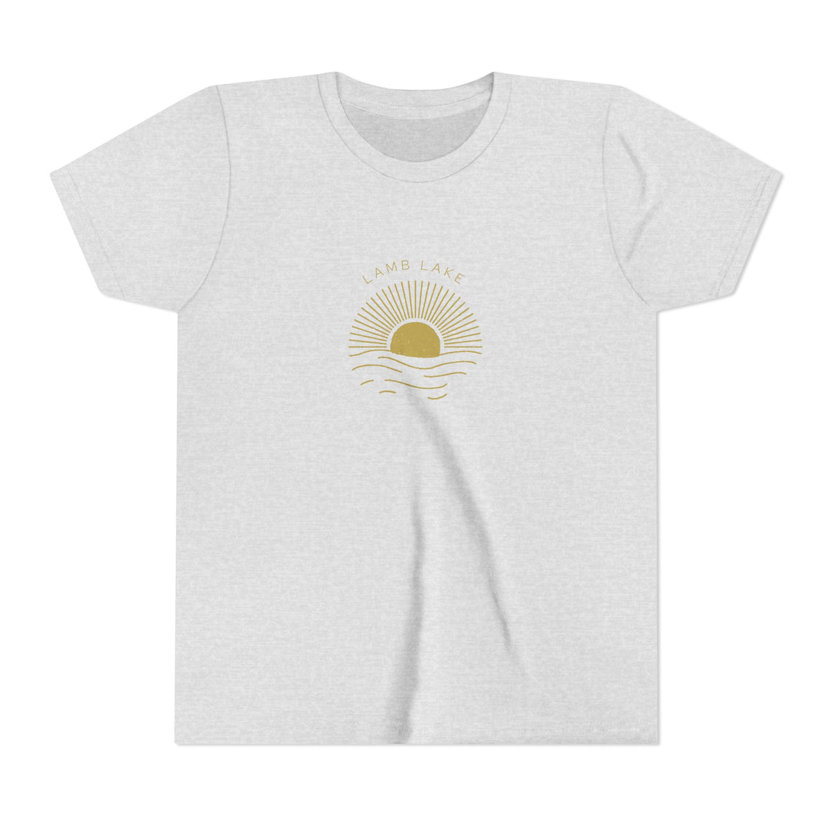 Youth Tee — 'Lamb Lake' Golden Hour Sunset Kids T-Shirt