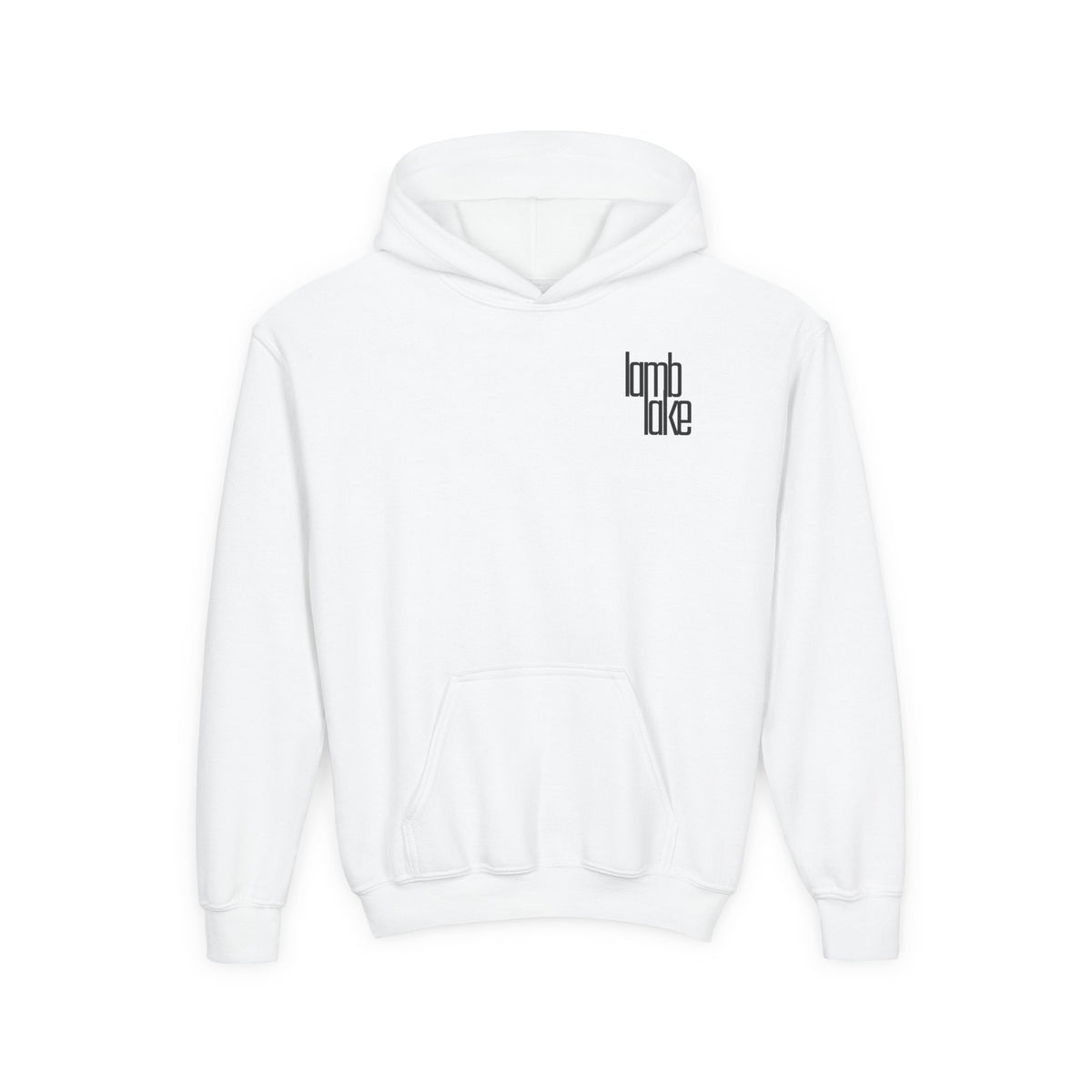 Youth Hoodie - Lamb Lake Retro Sunrise Logo Pullover