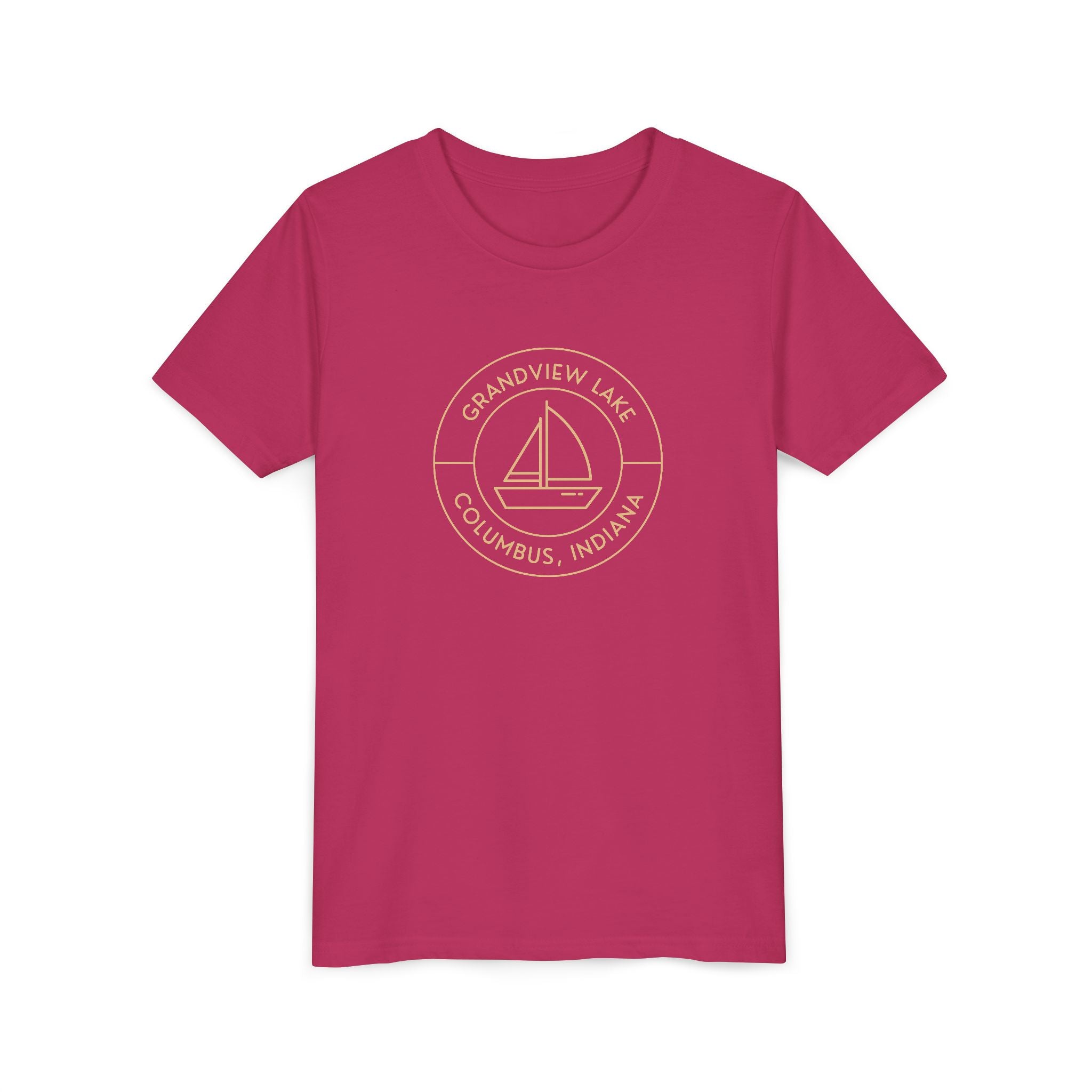 Youth Tee — Sailboat Grandview Lake Kids T-Shirt
