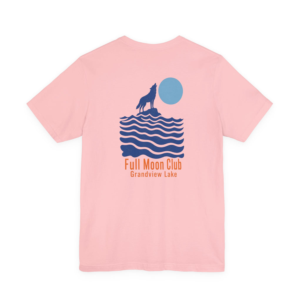 Grandview Full Moon Club Lake T-Shirt — Wolf Moon Graphic Tee