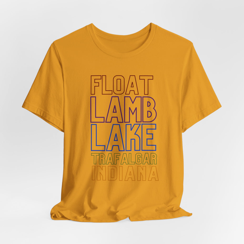 Float Lamb Lake Trafalgar Indiana T-Shirt