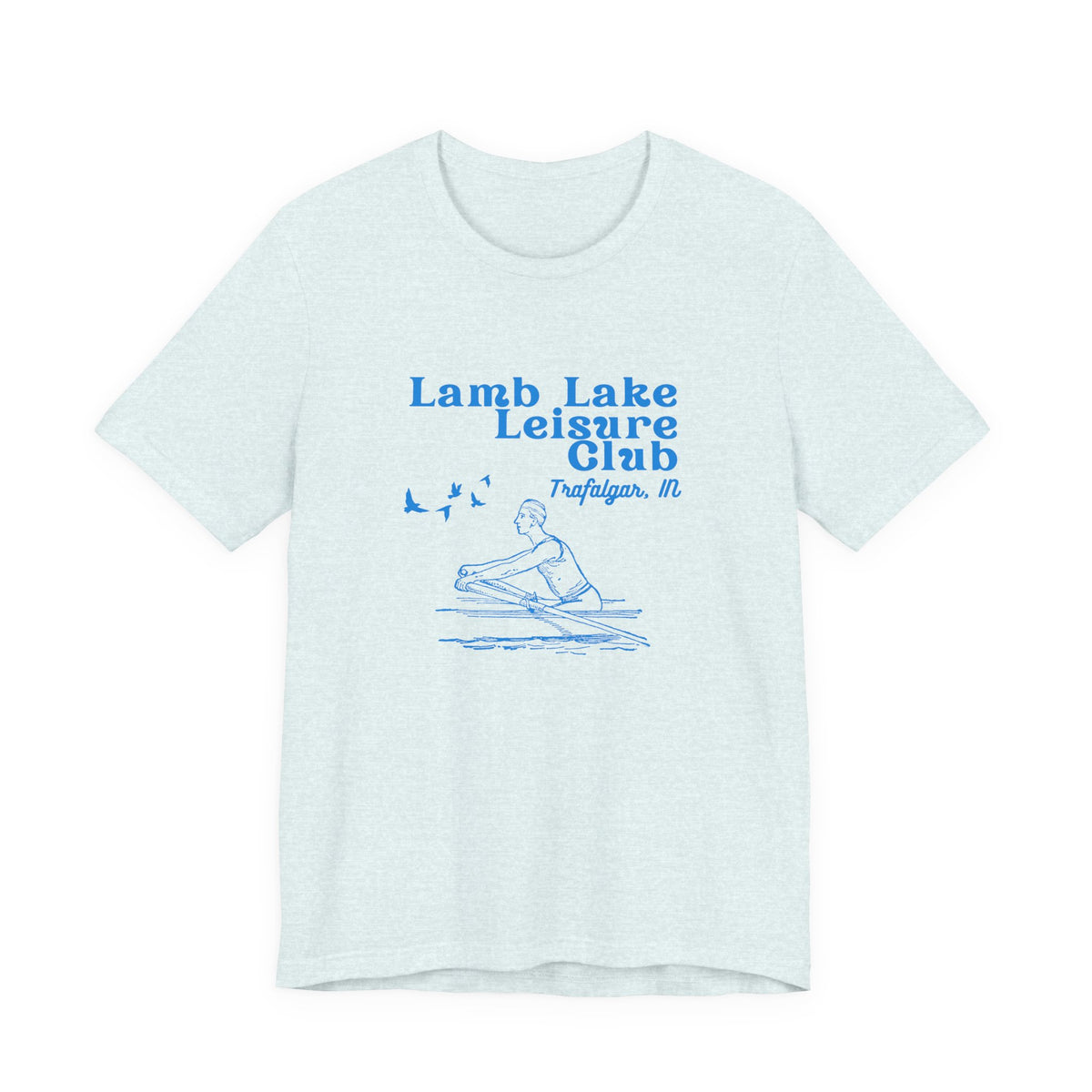 Kayak Tee – "Lamb Lake Leisure Club" Vintage Boating T-Shirt