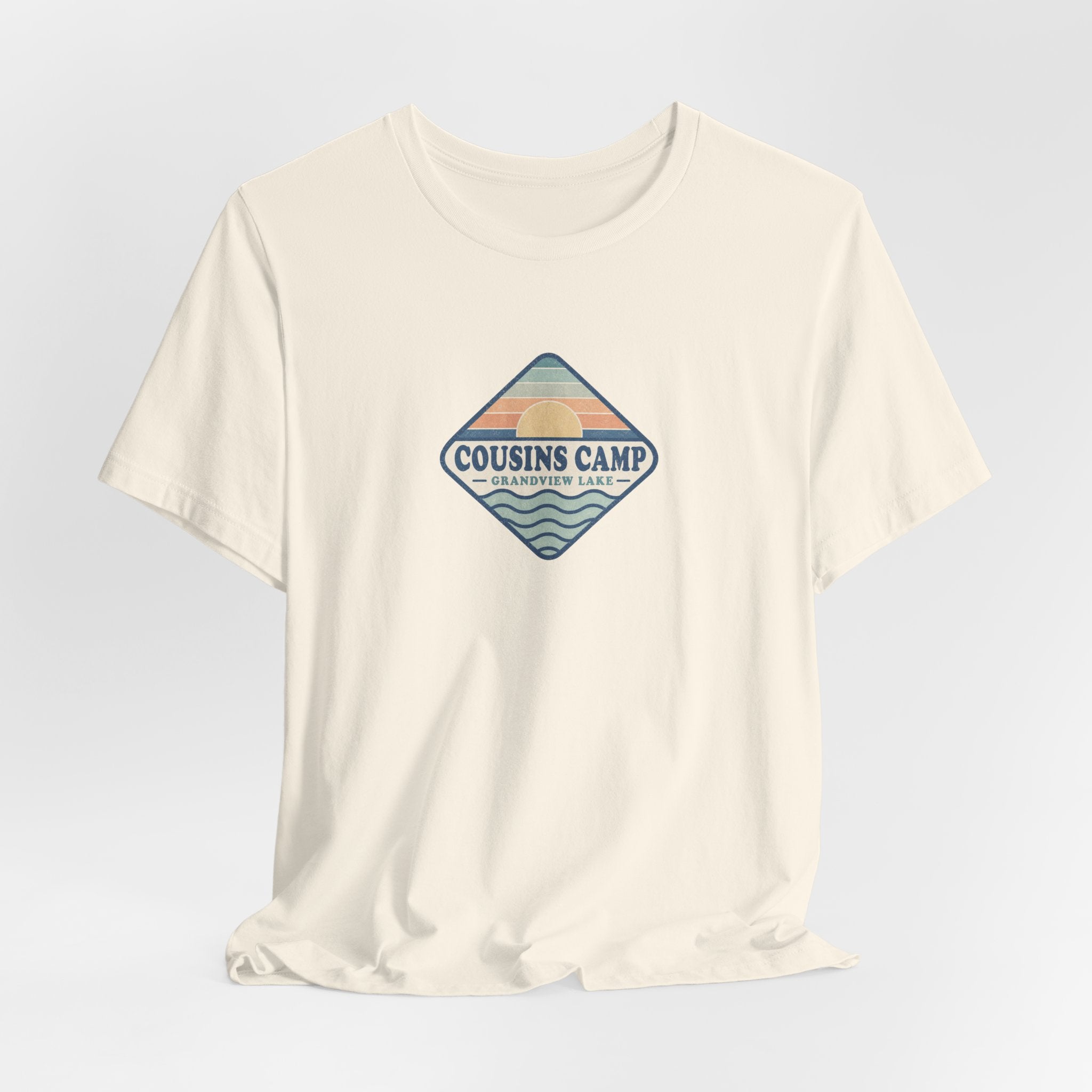 Camp Staff T-Shirt — 'Cousins Camp' Vintage Lake Tee