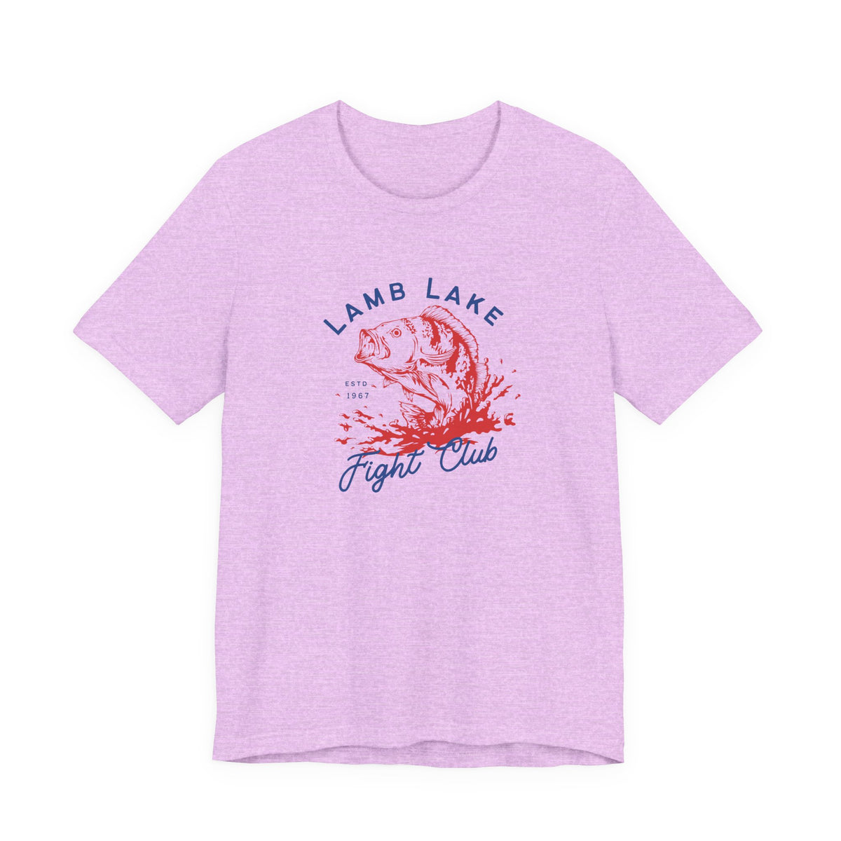 Lamb Lake Fight Club Fishing T-Shirt