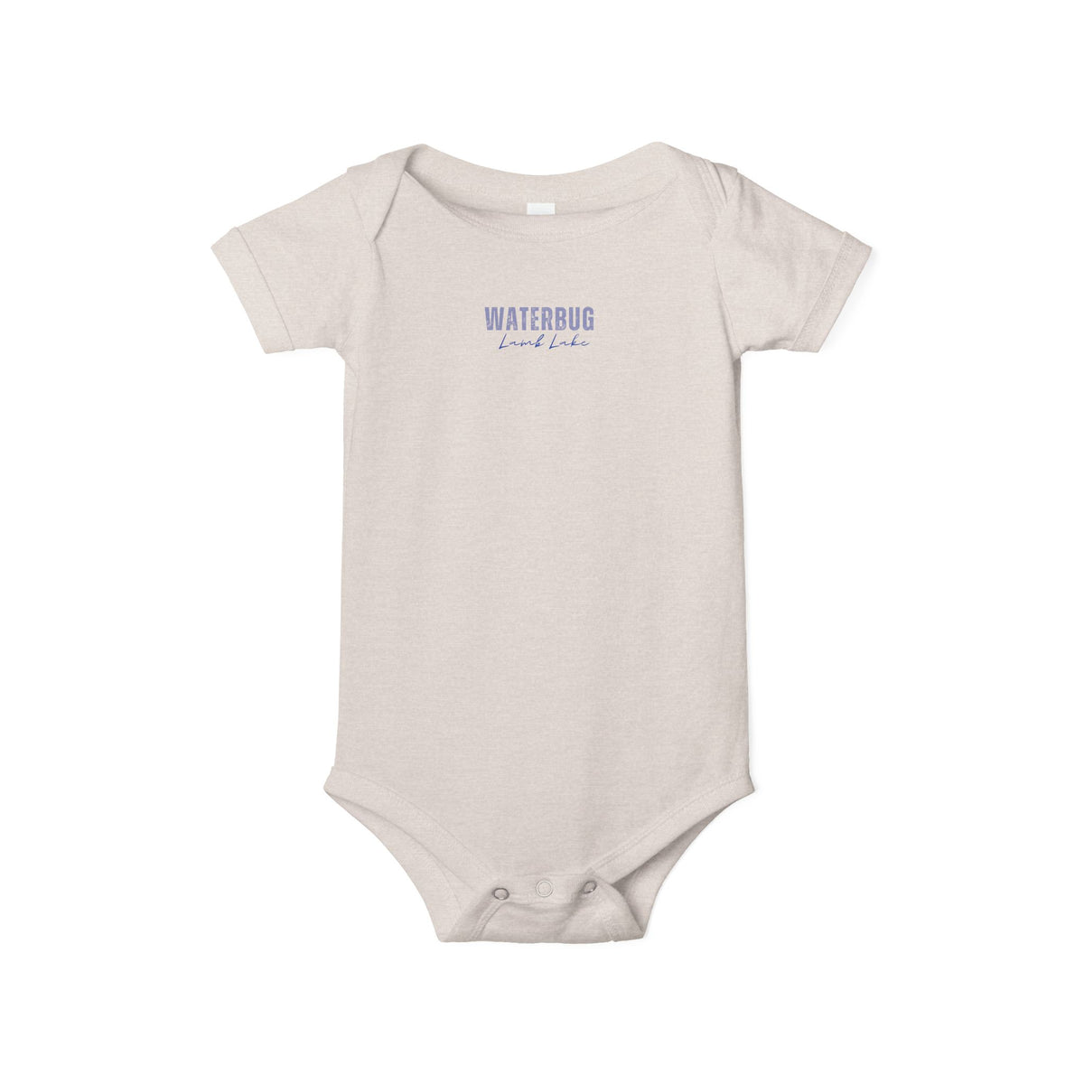 Waterbug Lamb Lake Infant Onesie - Minimal Baby Bodysuit