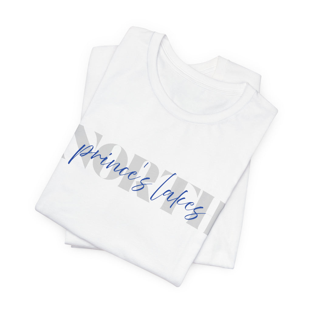 Prince's Lakes NORTH Tee — Script Graphic T-Shirt