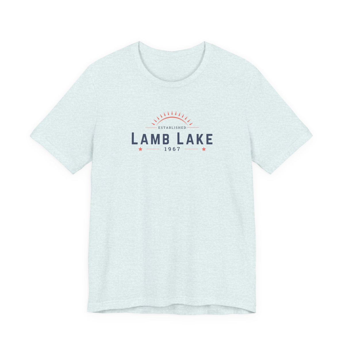 Lamb Lake Tee – Retro Lakeside Graphic T-Shirt