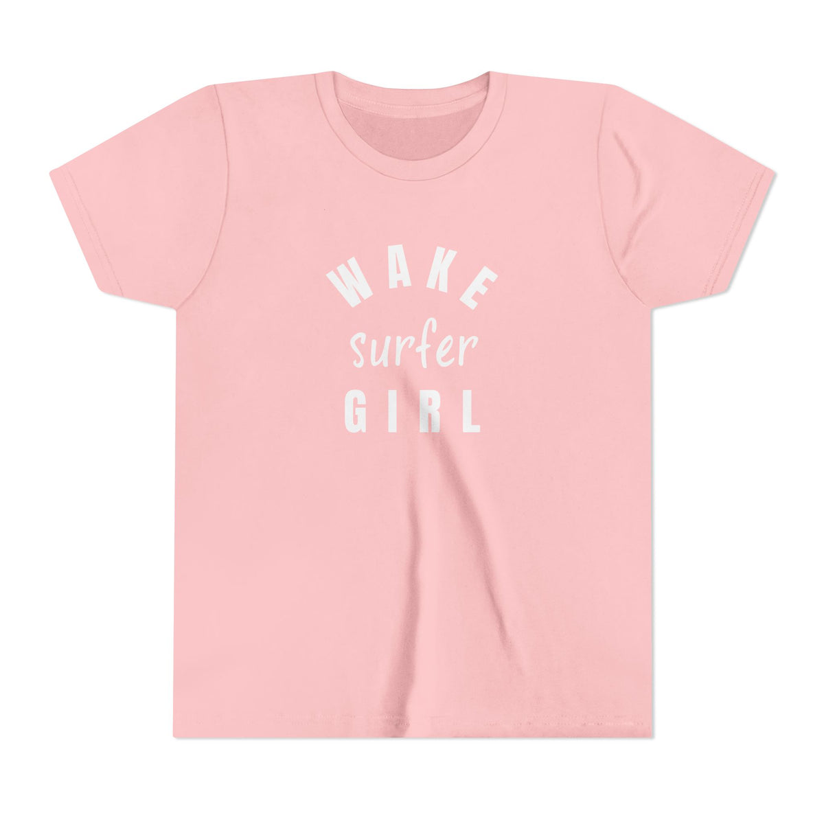 Youth Tee — "Wake Surfer Girl" Graphic Shirt