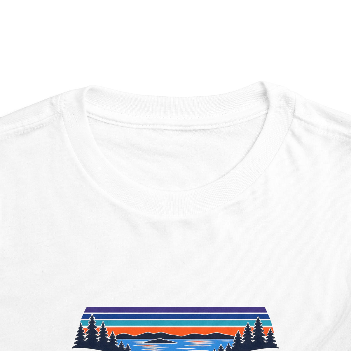 Toddler Tee - "Grandview Lake" Retro Sunset Graphic