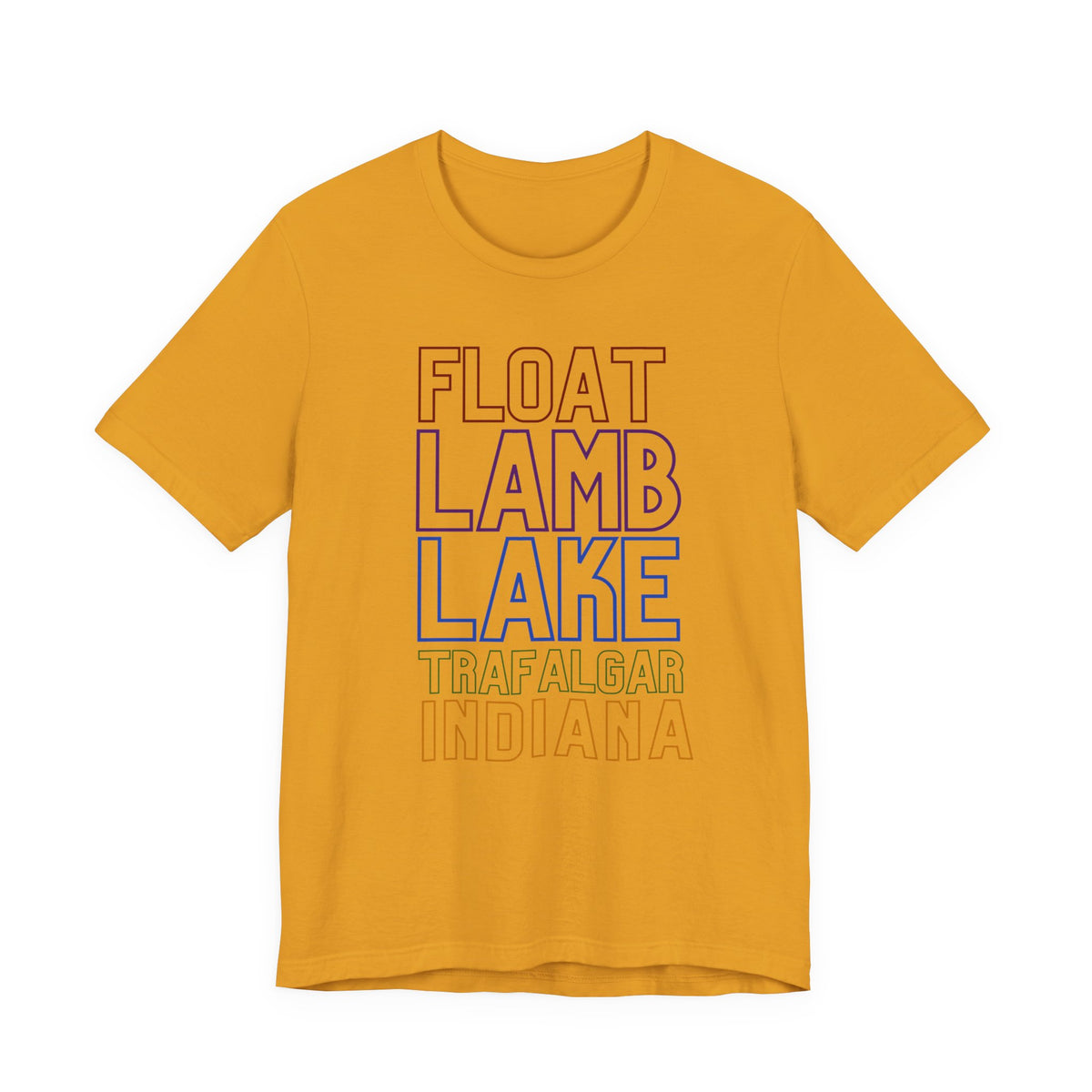 Float Lamb Lake Trafalgar Indiana T-Shirt