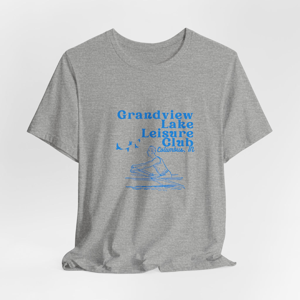 Kayak Tee – "Grandview Lake Leisure Club" Vintage Boating T-Shirt