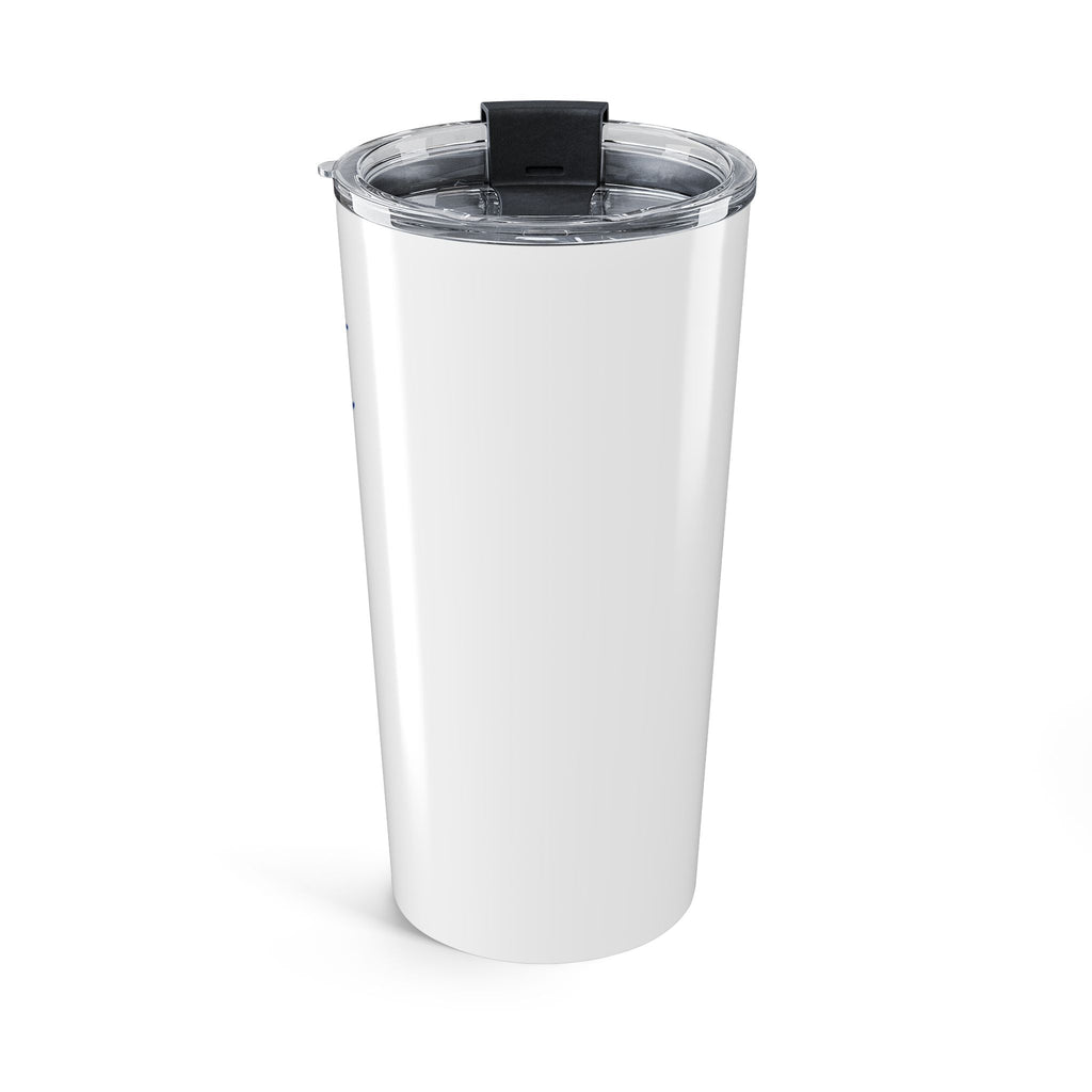 20oz Tumbler — "Grandview Lake" Blue Script Insulated Travel Cup
