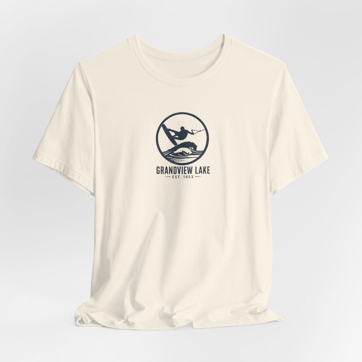 Grandview Lake Wakesurf Emblem Tee — Unisex