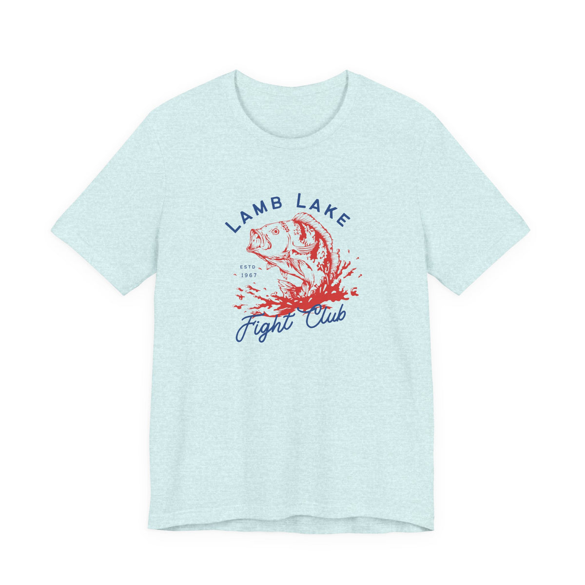 Lamb Lake Fight Club Fishing T-Shirt