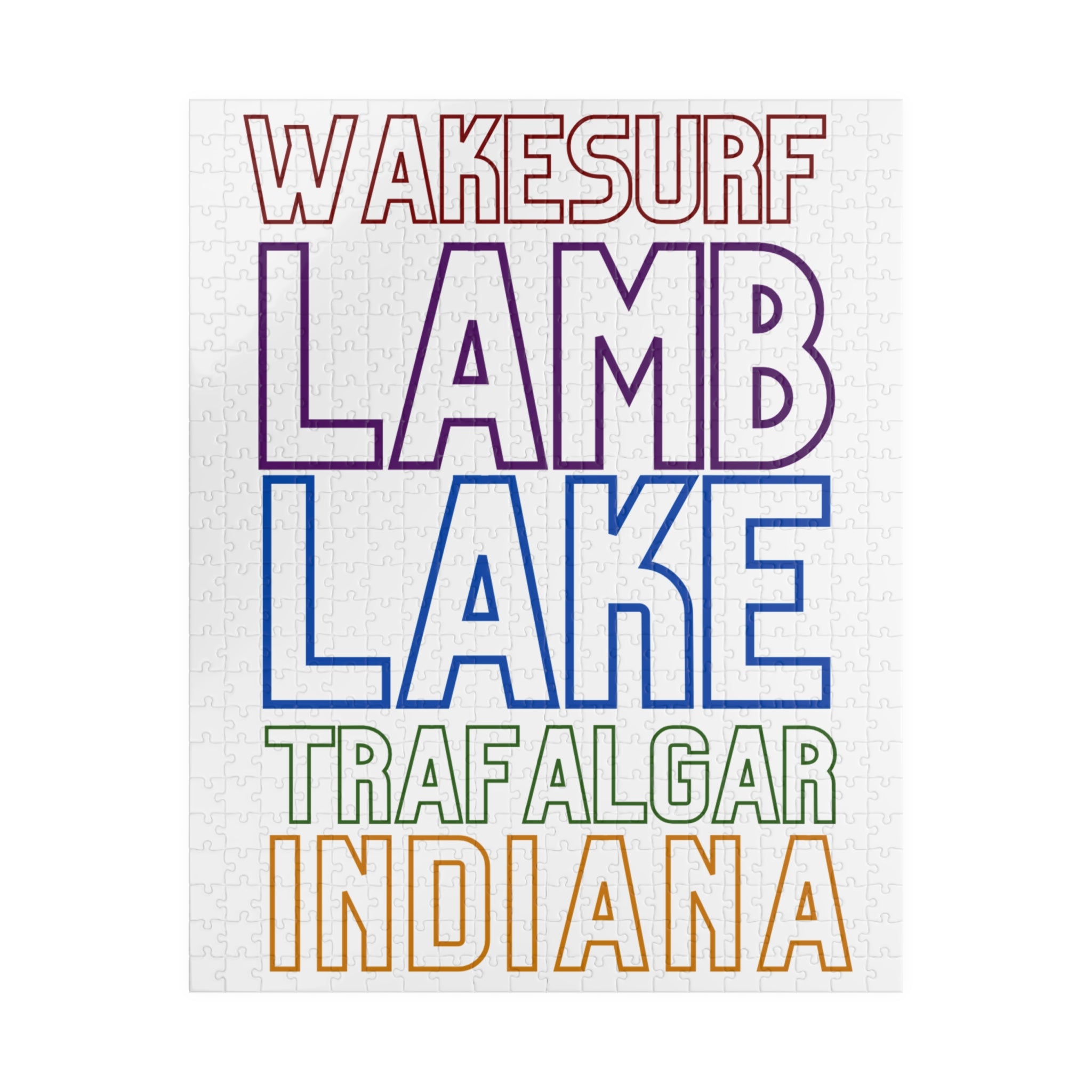 Wakesurf Lamb Lake Kids Puzzle — 252, 520 Piece Jigsaw