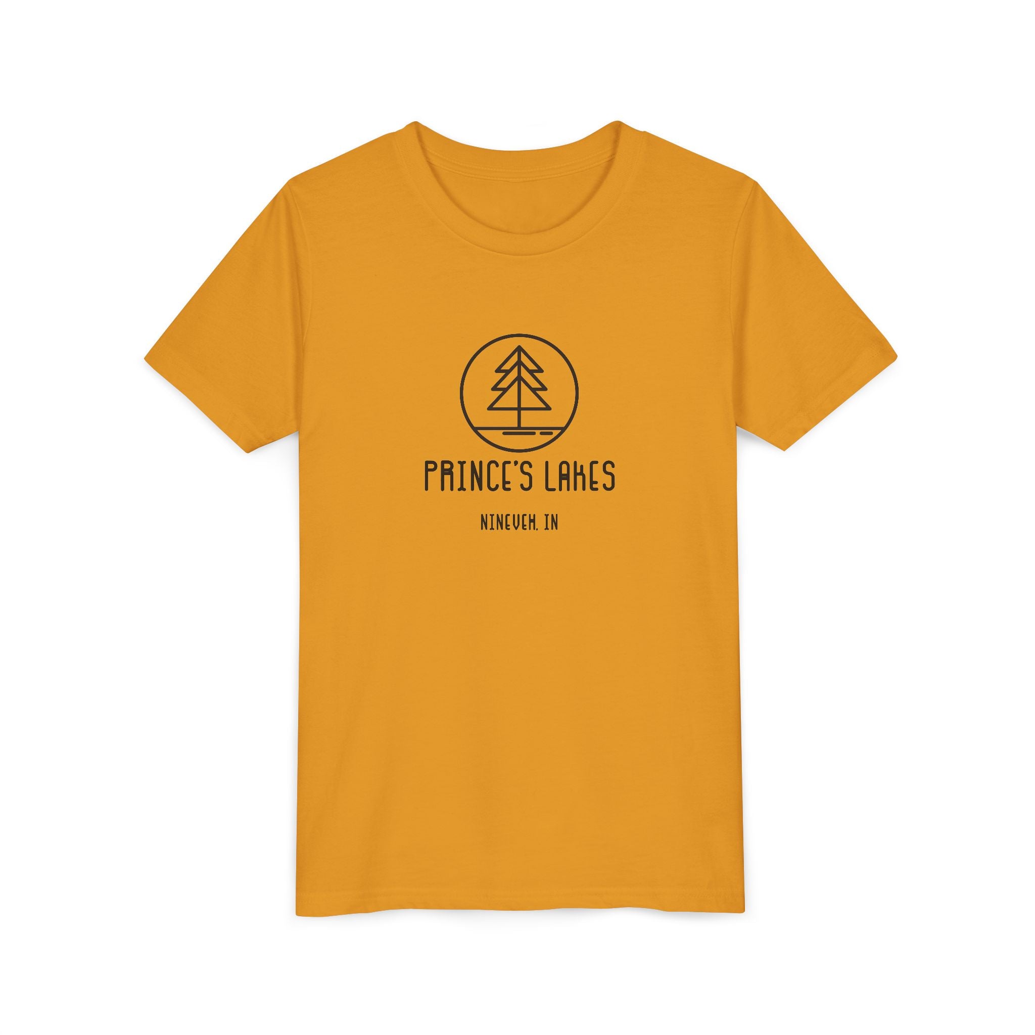 Youth Tee — 'Prince's Lakes' Retro Camp Kids T-Shirt