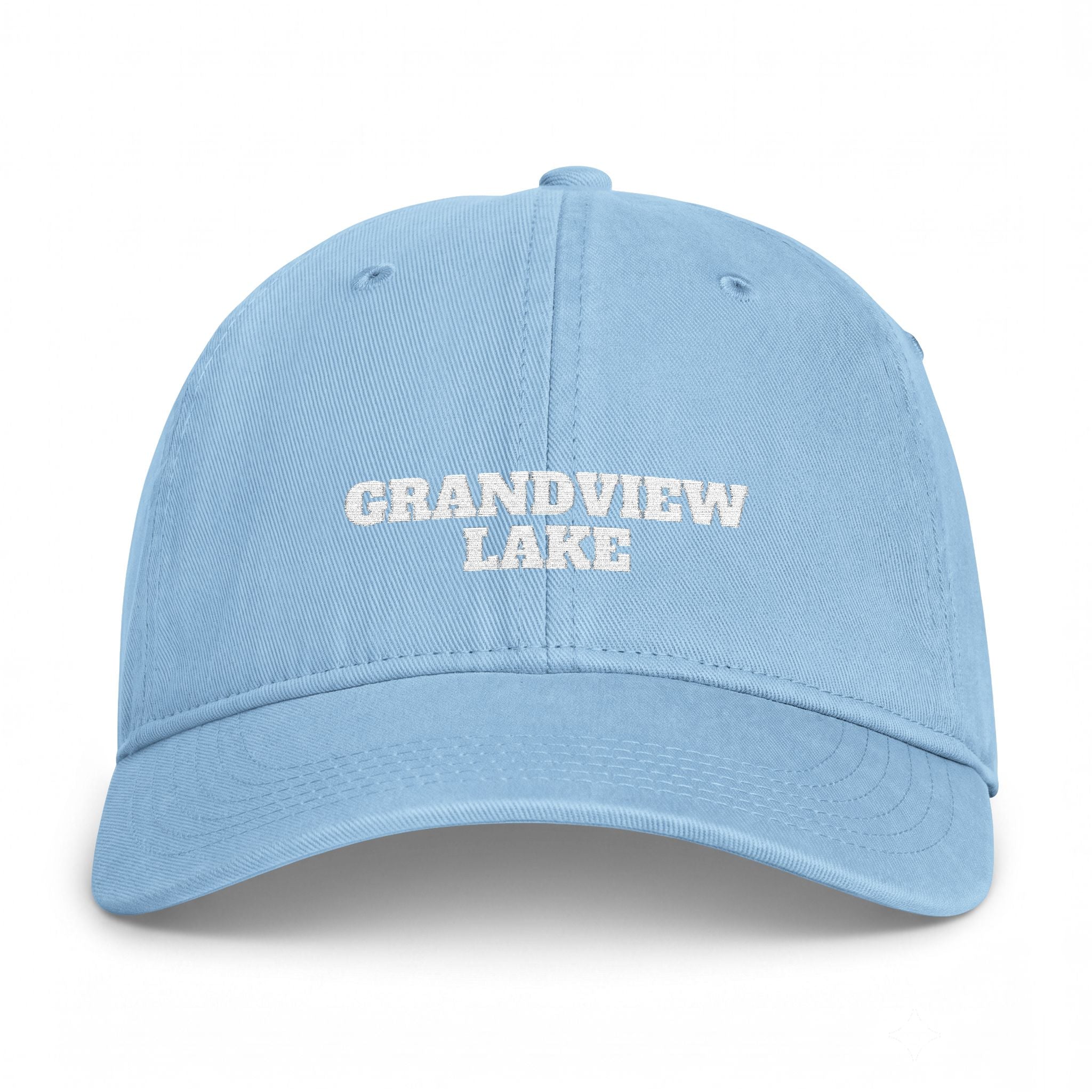 Grandview Lake Coastal Washed Cap — Vintage Beach Dad Hat