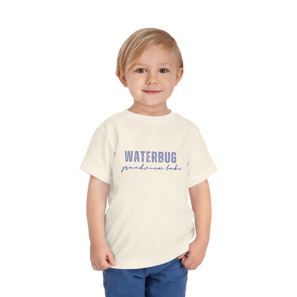 Toddler Tee — "WATERBUG grandview lake" Water-Inspired Kids T-Shirt