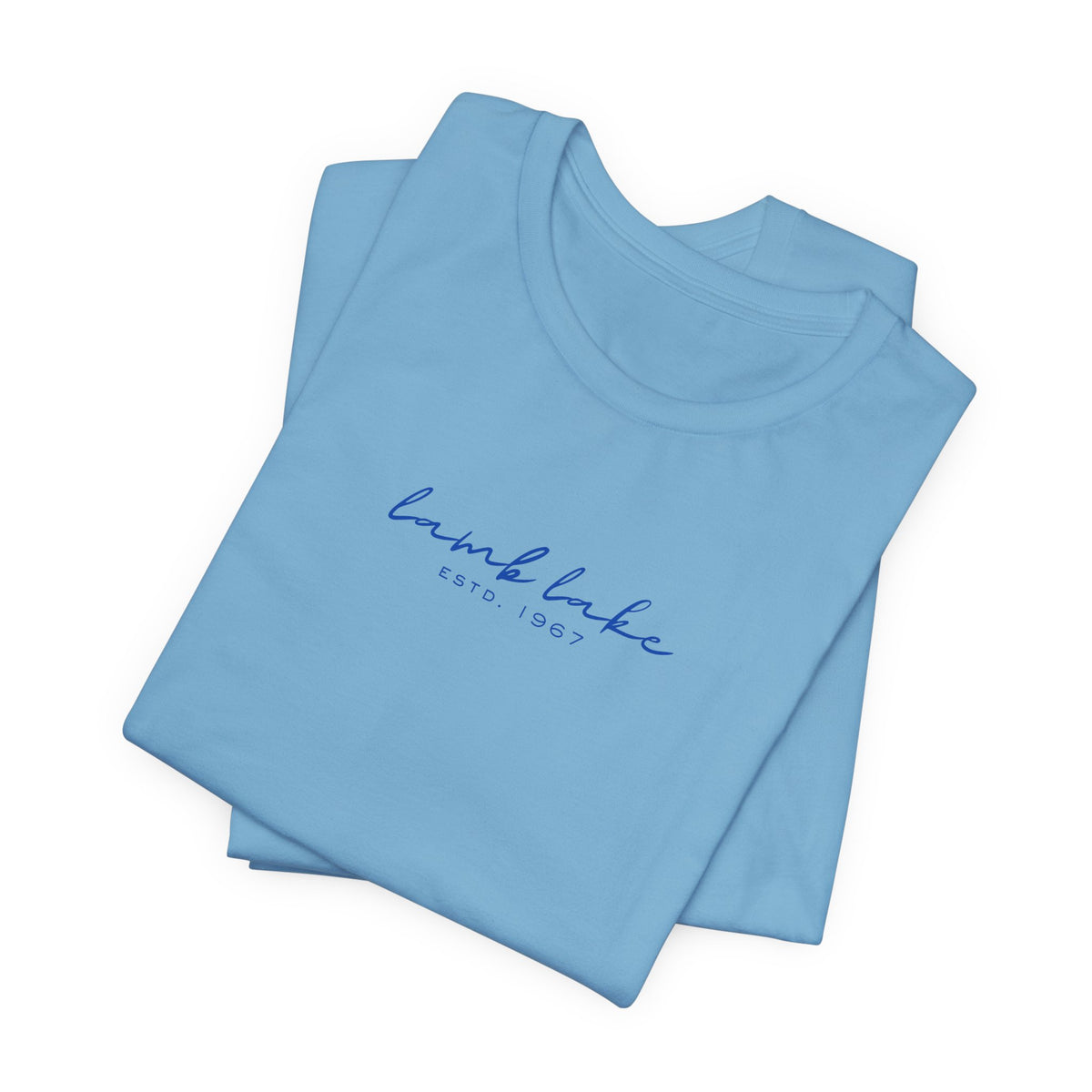 'lamb lake" Unisex Jersey Short Sleeve Tee