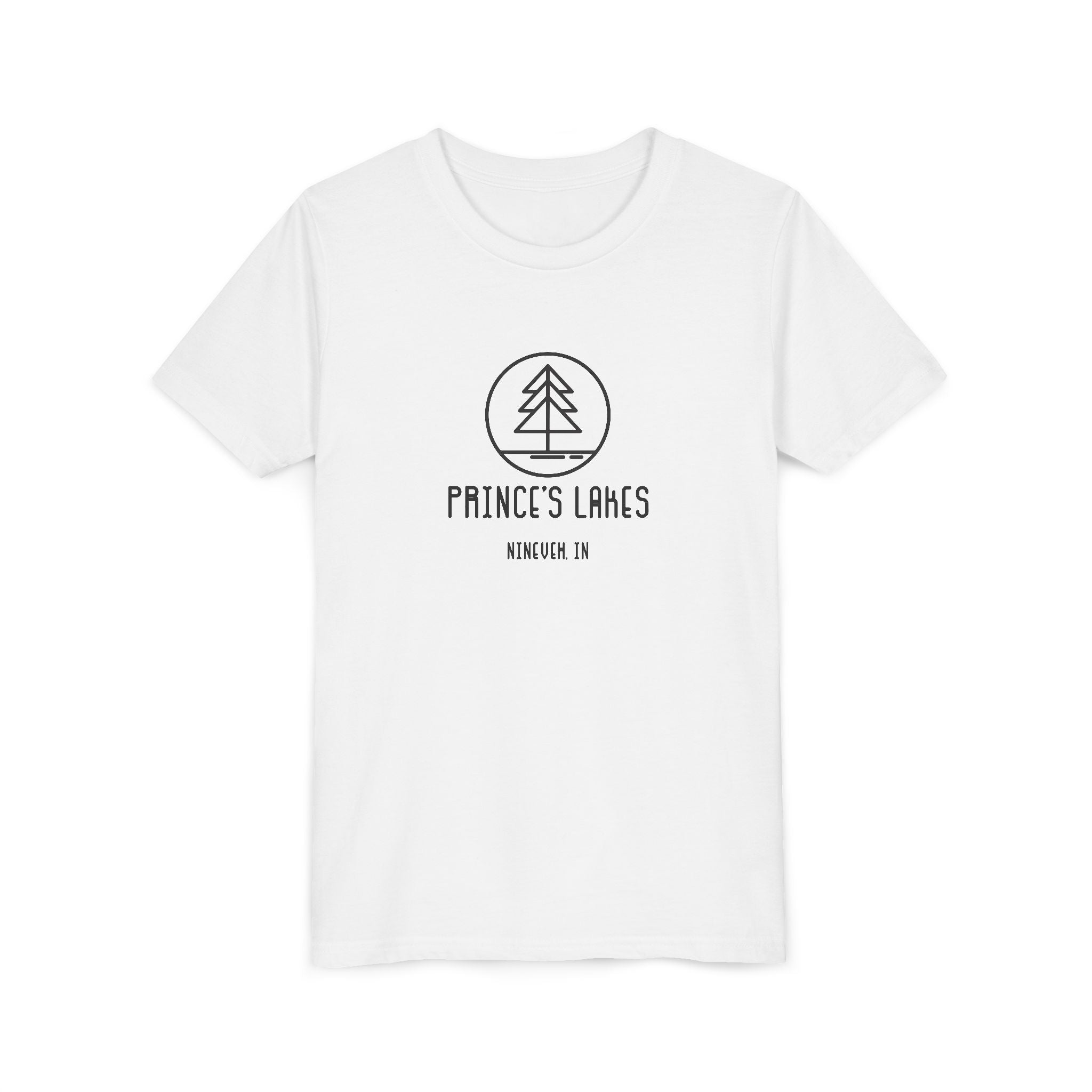 Youth Tee — 'Prince's Lakes' Retro Camp Kids T-Shirt