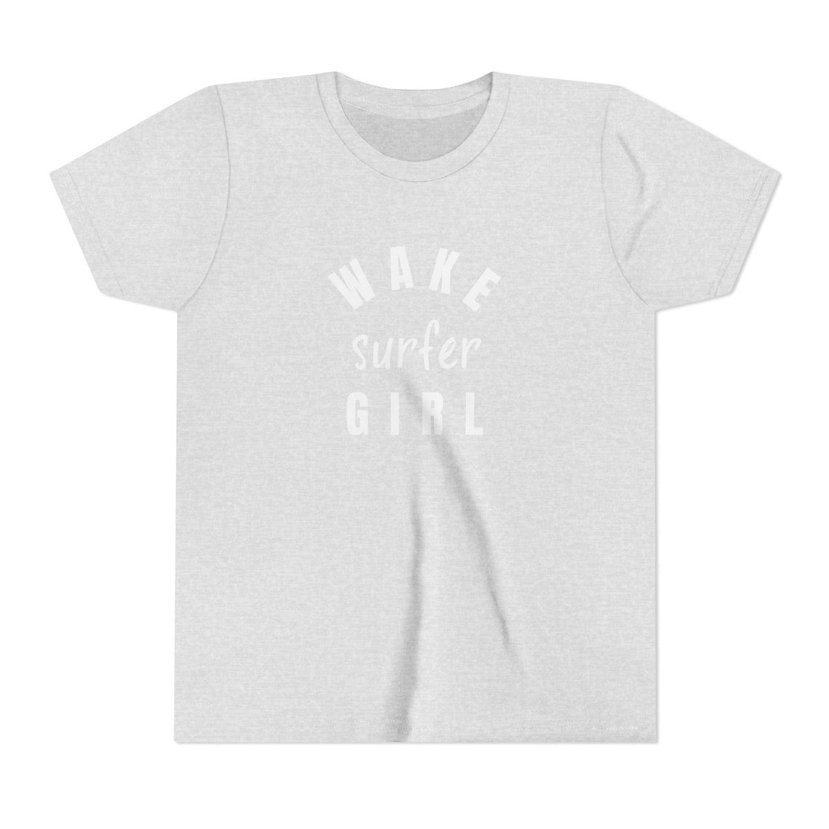 Youth Tee — "Wake Surfer Girl" Graphic Shirt