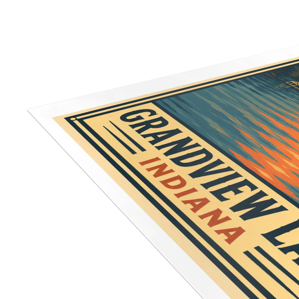 Grandview Lake National Park Style Postcard Bundle