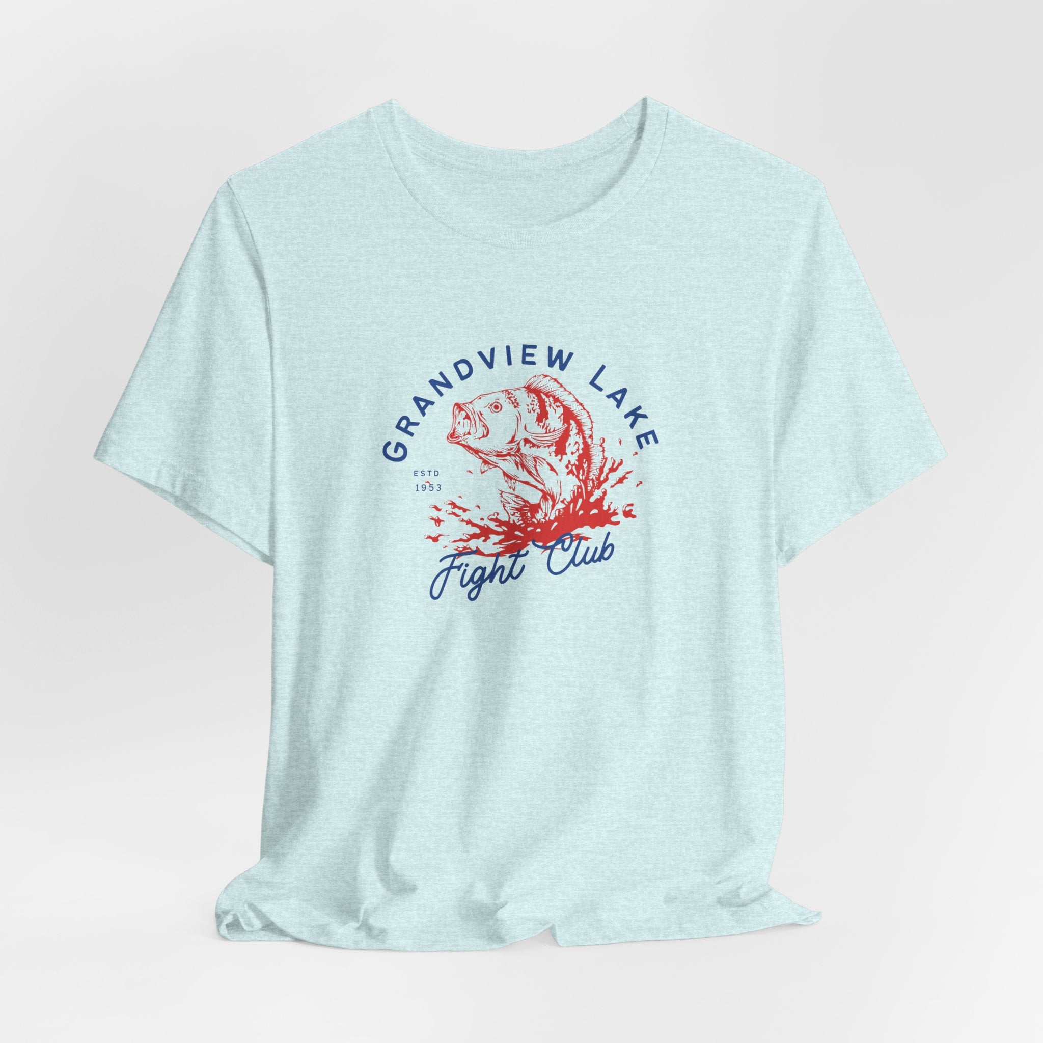 Grandview Lake Fight Club Fishing T-Shirt