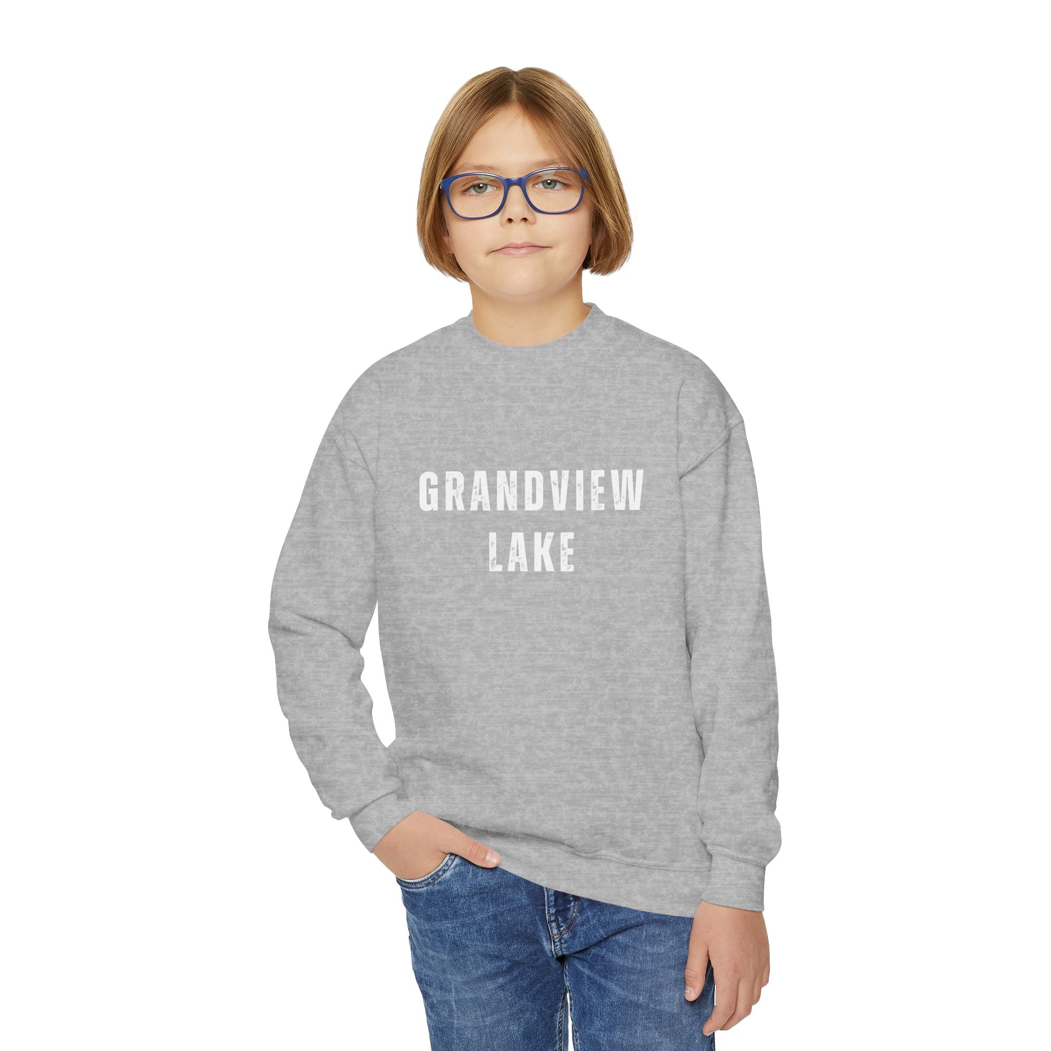 Youth Crewneck Sweatshirt Grandview Lake