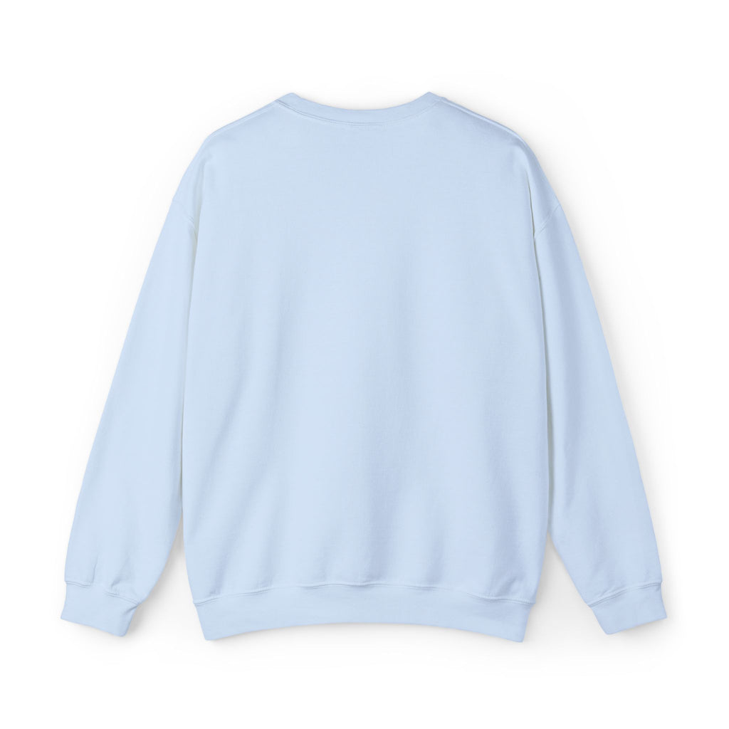 'Prince's Lakes' Script Embroidered Unisex Sweatshirt — Minimal Blue Handwritten Logo Crewneck