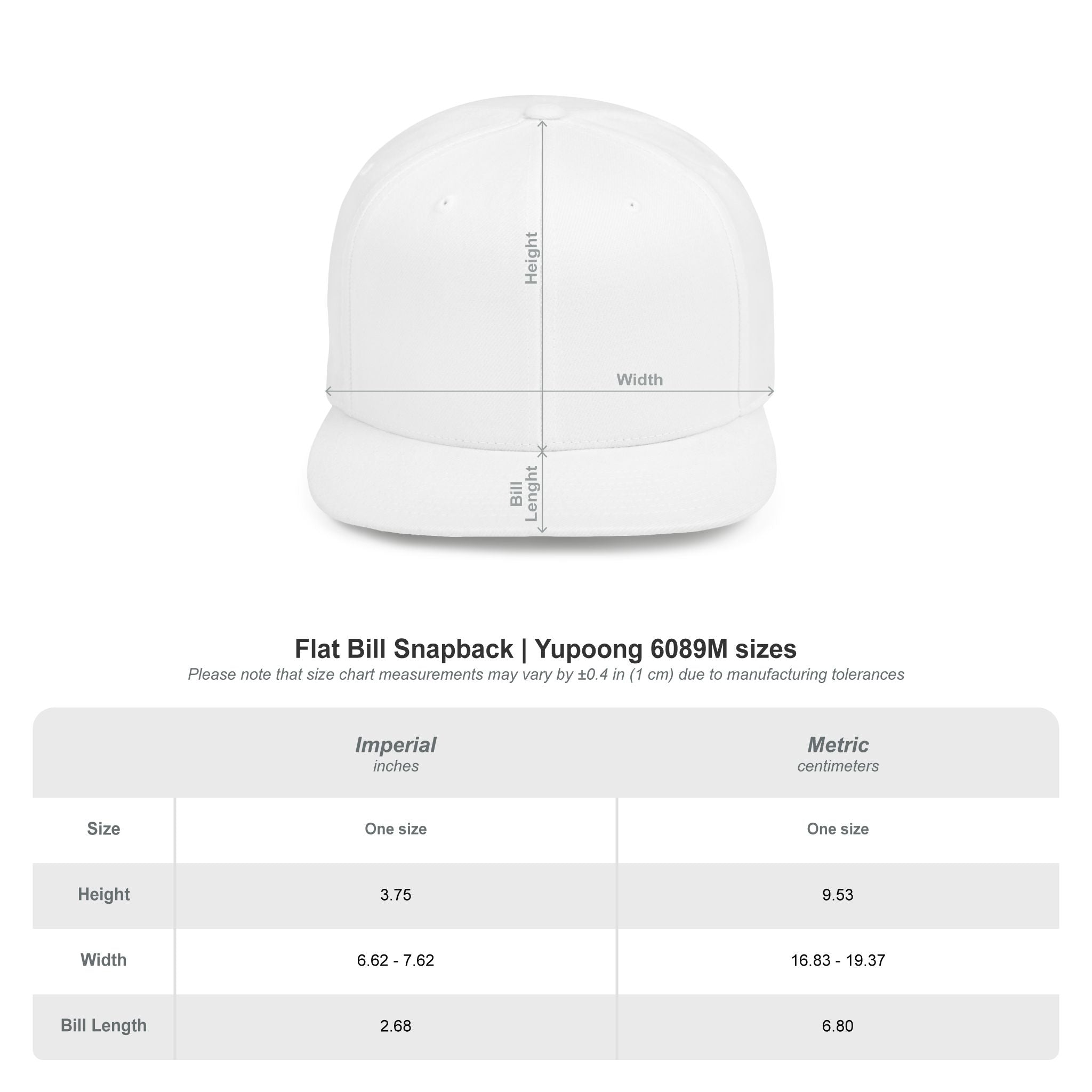 Grandview Lake Flat Bill Snapback Hat — Retro Embroidered Lake Cap