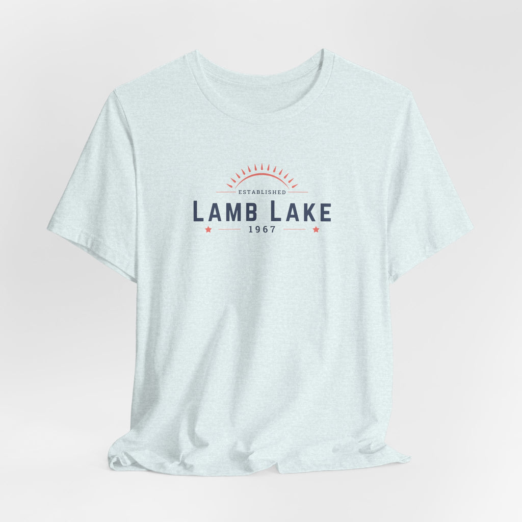 Lamb Lake Tee – Retro Lakeside Graphic T-Shirt