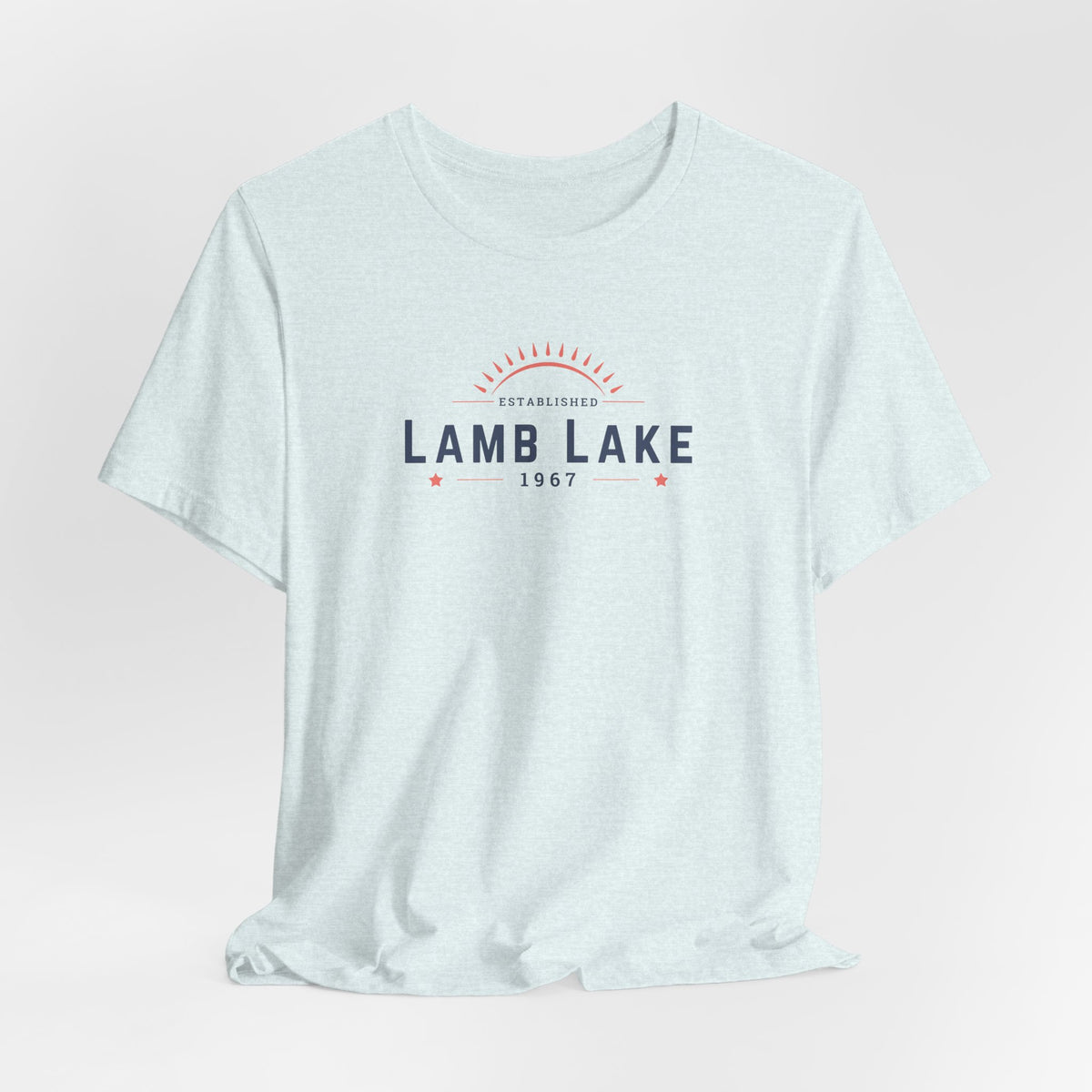 Lamb Lake Tee – Retro Lakeside Graphic T-Shirt