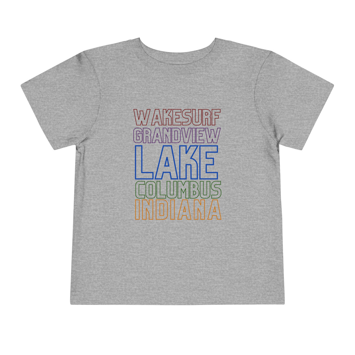 Grandview Lake Columbus Indiana Toddler Tee — Wakesurf Grandview Summer Shirt
