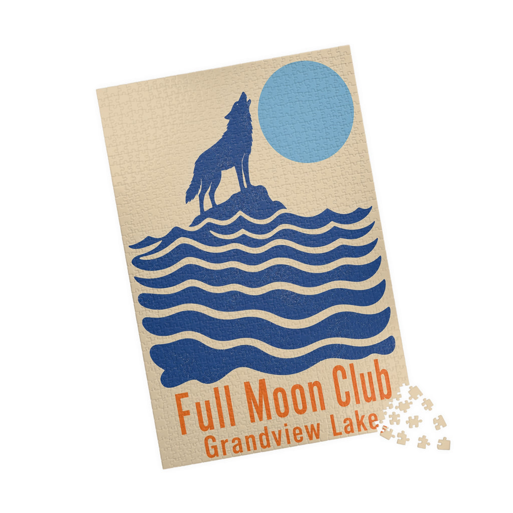 Full Moon Club Grandview Lake Jigsaw Puzzle — 1014 Piece Puzzle